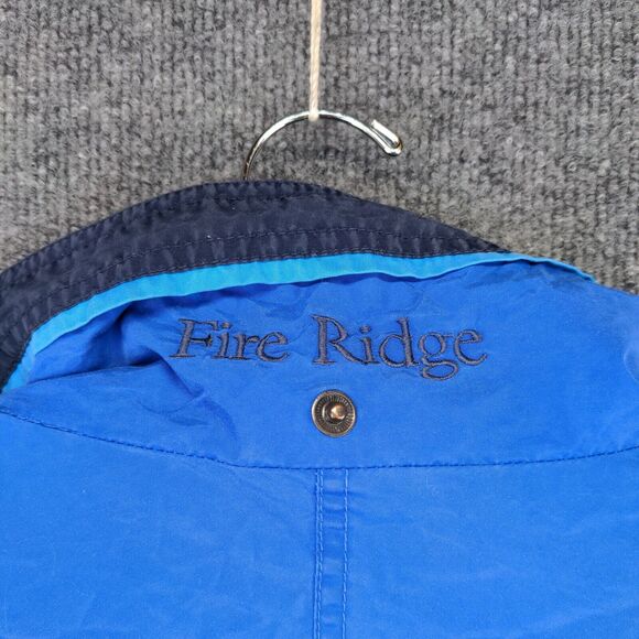 Vintage Columbia Fire Ridge Jacket Womens XL Long Sleeve Blue Snap Full Zip - Picture 9 of 16